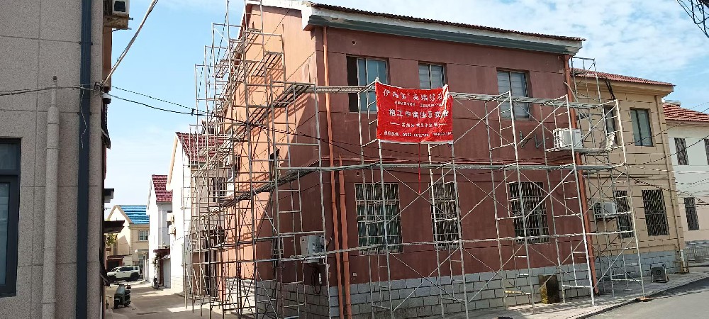 广德市广润新村121号水包砂施工现场